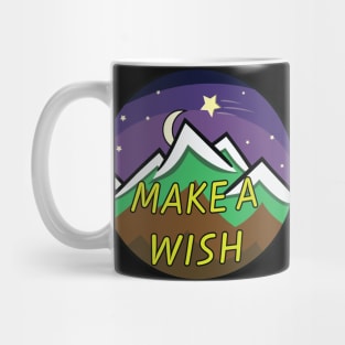 Make a Wish Mountain Cartoon Mug